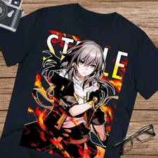 Anime Honkai Star Rail Stelle T Shirt Size S - 5Xl Black Size S - 5XL