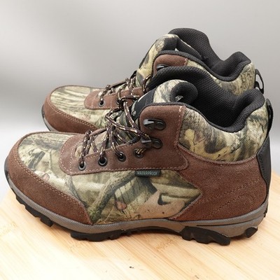 Ozark Trail Boots Mens 7.5 Brown Camo Waterproof Hiking  display picture 2
