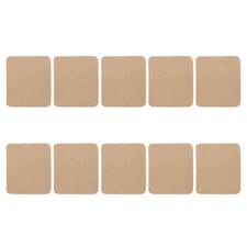 Pre Cut Pottery Cloth Soft Cloth Leather for Smoothing Pot Rim, 6.8x5.7", Brown