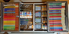 Artist's Loft Necessities Multicolor Art Pencil Set w/ Aluminum Carry Case
