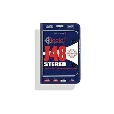 Radial Engineering J48 Stereo Phantom Powered Active Direct Box 2-DAY DELIVERY!
