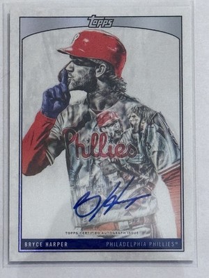 2022 Topps X Lauren Taylor Wave 1 #3A Bryce Harper Auto /99 Phillies
