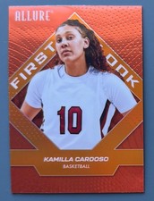 2025 Upper Deck Allure SE #124 Kamilla Cardoso Orange Rainbow
