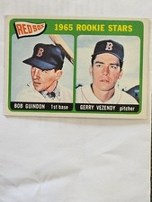 1965 Topps - Bobby Guindon, Gerry Vezendy #509 (RC) Red Sox Excellent Card scan
