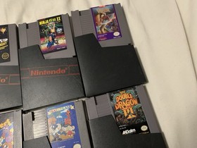 LOT OF 13 NES NINTENDO GAMES = TMNT Ninja Gaiden Double Dragon 3 Shadow Balloon
