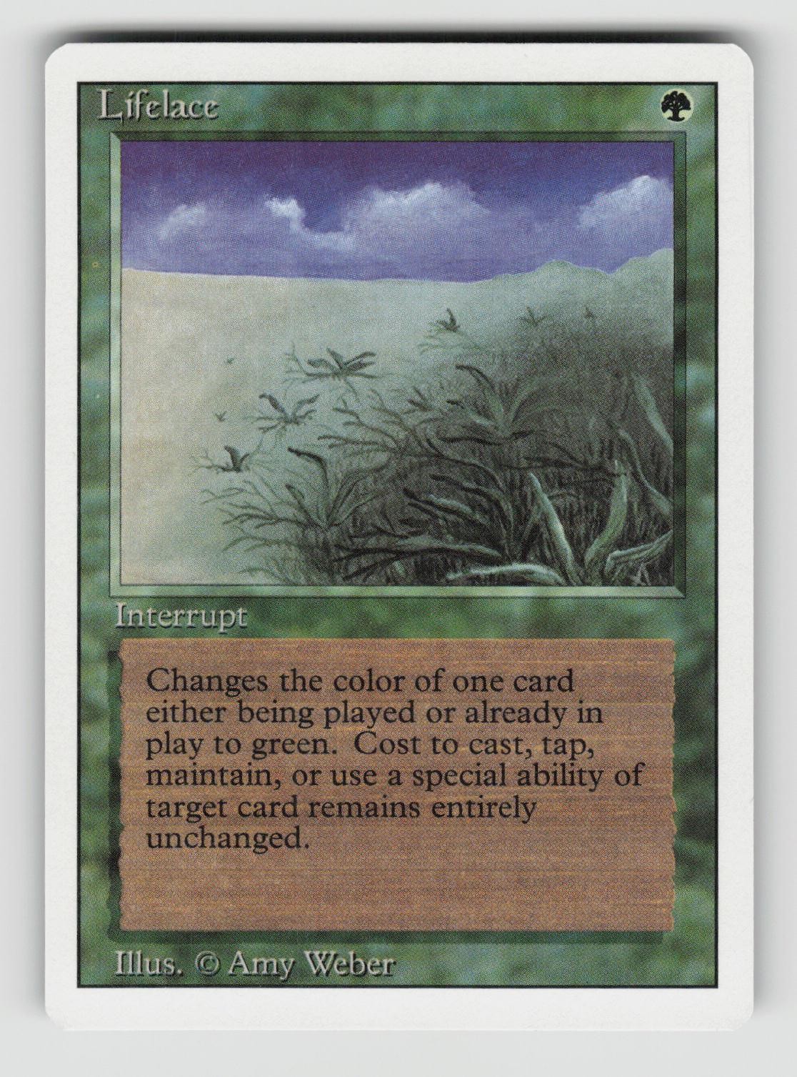 Lifelace Rare Revised Edition Magic: The Gathering Near Mint