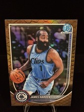 James Harden #BCV-119 Reptilian Refractor SP 2025-26 Topps Bowman Basketball