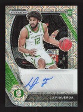 LJ Figueroa 2021 Panini Prizm Draft Picks Prizms Mojo #/25 Auto #DP-LJF
