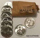 (1) Franklin Half Dollar From OBW Roll Estate Hoard CHOICE-GEM Bu Unc 90% Silver