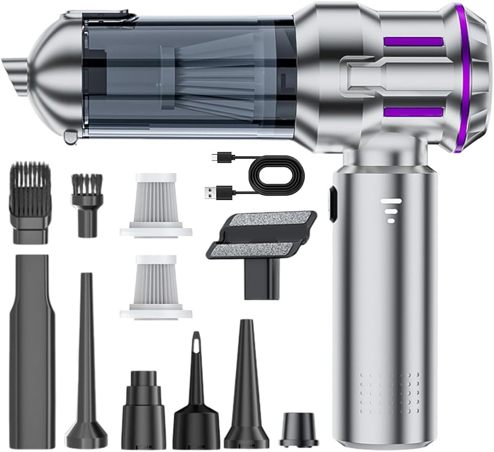 Aspirapolvere Senza Fili 22000 PA, Alta Potenza, 4 in 1, 3 Marce, 220000/8000 Rp