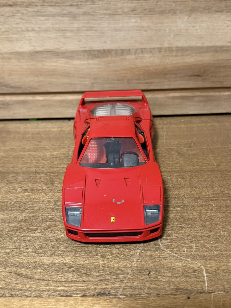 Tonka Polistil Ferrari F40 Red Diecast Model Car - Made in Italy