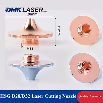 HSG Laser Cutting Nozzle D28 D32 High Speed For HSG HANS WSX Raytools Machine