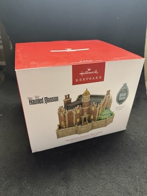 Hallmark Disneyland Haunted Mansion Tree Topper QFM3927 NEW Ornament Light Sound