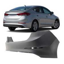 Primed Rear Bumper Cover Fascia For 2017 2018 Hyundai Elantra Sedan 17 18