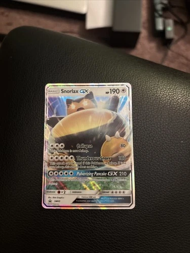 Pokémon TCG Snorlax GX SM05 2016 Sun & Moon Black Star Promo Holo Card