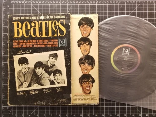 THE BEATLES Songs Pictures And Stories Of The Fabulous Beatles LP 1964 VEE JAY &