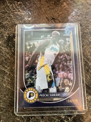 2025-26 Topps Bowman Basketball Pascal Siakam Navy Mojo /175 #BCV-79