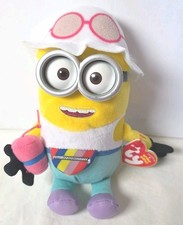 Minion Despicable Me 3 - Ty Beanie Baby *Jerry in Tourist Outfit* Stuffed Toy