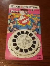 Vintage Rare THE REAL GHOSTBUSTERS View-Master 3D NEW SEALED Blaster Pack #1062