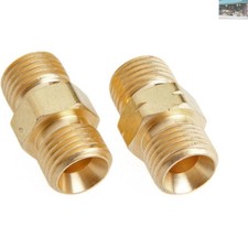 Compact 9/16-Inch-18 Hose Coupler Set for Oxygen Acetylene - 2-Piece Solution