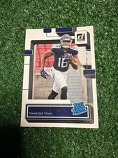 2022 Panini Donruss Football Treylon Burks Rated Rookie Card #312 RC Titans AL1. rookie card picture