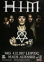 Him - Tear On Tape, Leipzig 2017 | Konzertplakat | Poster