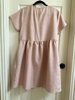 Madewell Women's Dusty Pink Alexandra Linen Blend Dress Size M | eBay Madewell Women's Dusty Pink Alexandra Linen Blend Dress Size M | eBay