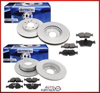 Bremsscheiben + BelÄGe + Handbremse Vorne + Hinten Passend FüR Bmw 3Er E46