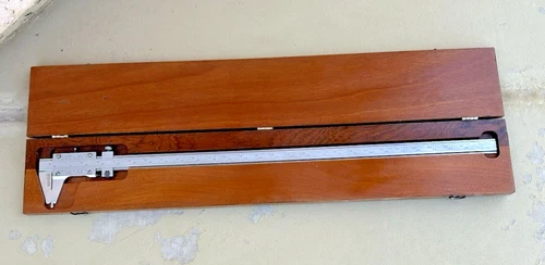 STARRETT No 123  0-24" MASTER VERNIER CALIPER  Master Bar Inside Outside