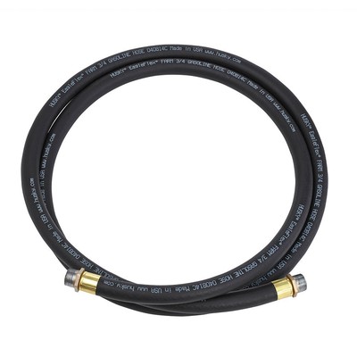 FT012S12B 3/4'' Male NPTF by 12' EagleFlow ST Black Farm Tank Hose, Made in USA
