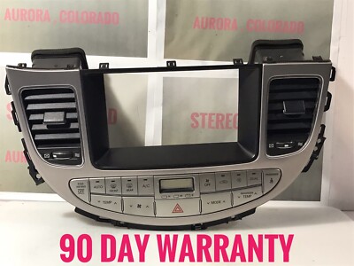 ''G147'' 09-14 Hyundai Genesis AC Temp Climate Control W/ Bezel 97250-3M700 OEM 
