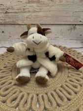 RUSS MOOELLA the Cow 7" Beanbag stuffed Plush w/tags HeartCraft Collection