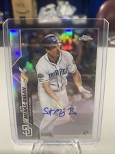 2020 Topps Chrome Seth Mejias-Brean Rookie Auto  San Diego Padres mlb