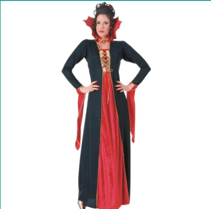 Halloween Ladies Gothic Vampiress One Size