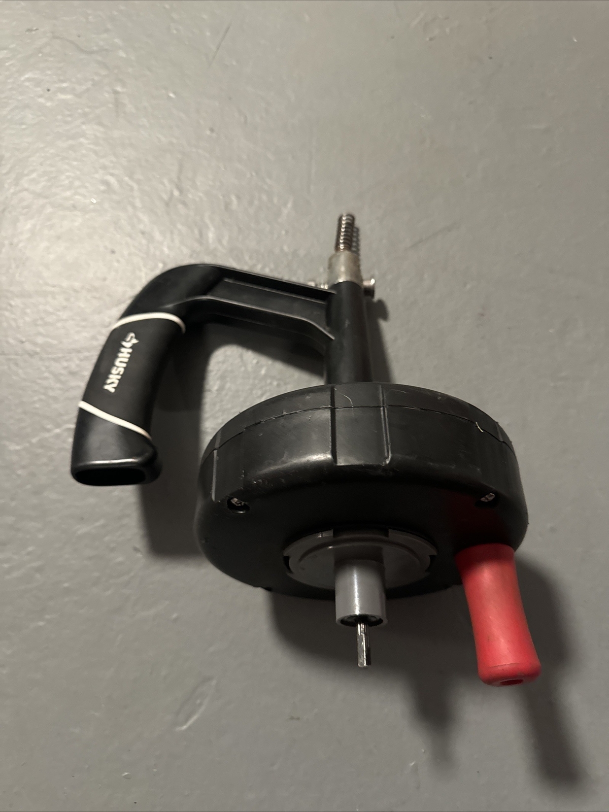 Husky Power Drum Auger Cable Drain Snake Clog Cleaner 1/4 in. x 25 ft. eBay