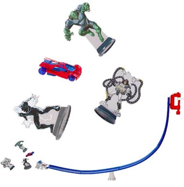 hot wheels spiderman track set