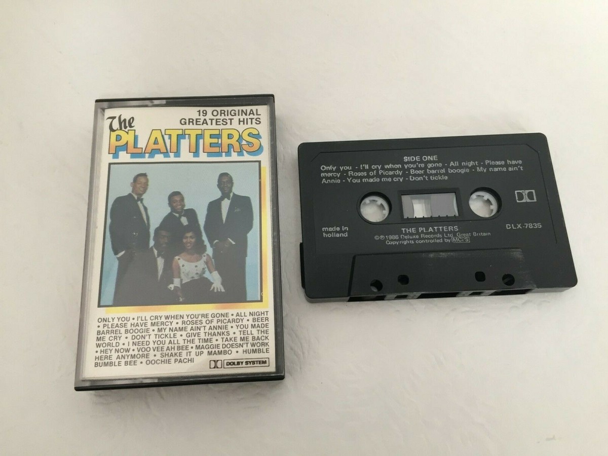 The Platters: 19 Original Greatest Hits Cassette, 1986 DLX-7835