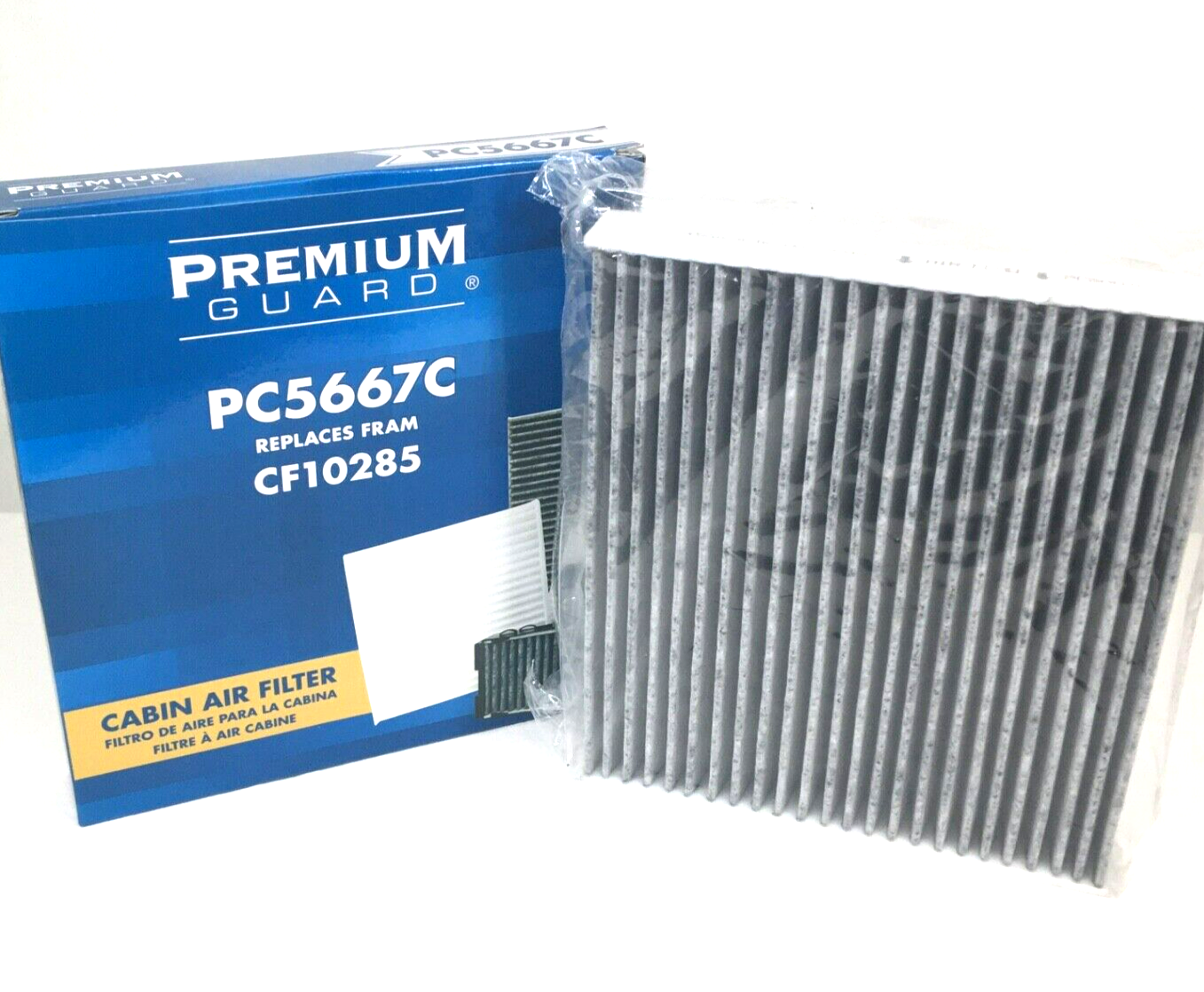 Cabin Air Filter Charcoal Media Premium Guard PC5667C Replaces Fram