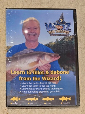 Woz the Wizard Professional Fillet Series : Learn to Fillet & Debone (DVD) NEW