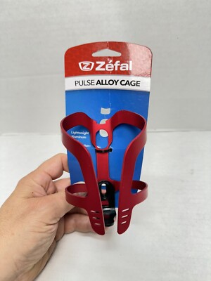 Zefal Pulse New Lightweight Aluminum Alloy Bottle Cage  RED BICYCLE ACCESSORIES