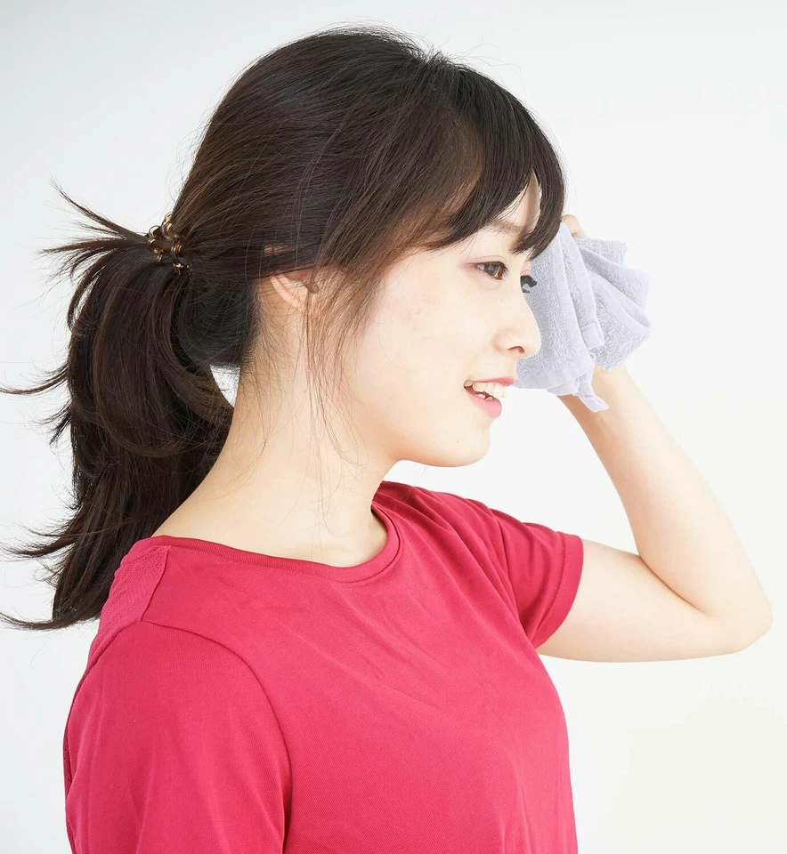 Paño de lavado 100% algodón 12x12 bebé tela suave blanco extra absorbente pack de 24 Foto 3 de 4