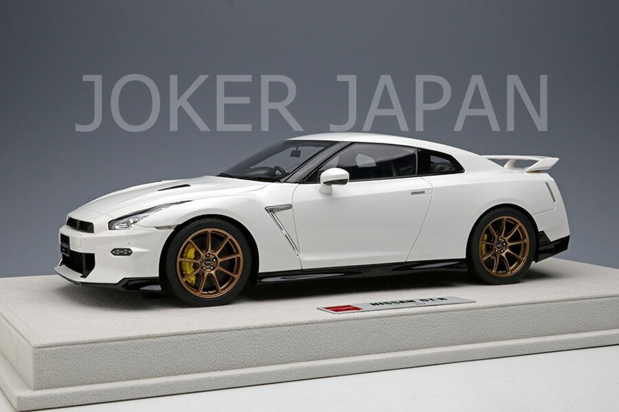 アイドロン 1/18 日産 GT-R プレミアムエディション 2024 ホワイト アイドロン 1/18 日産 GT-R プレミアムエディション 2024