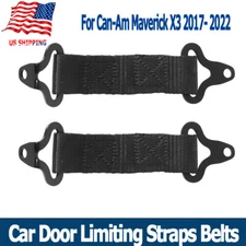 Adjustable Car Door Limiting Straps Belts Set For CAN AM MAVERICK X3 2017-2022
