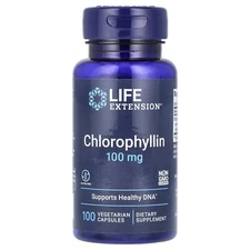 Chlorophyllin, 100 mg, 100 Vegetarian Capsules EXP 3/23 FREE SHIPPING