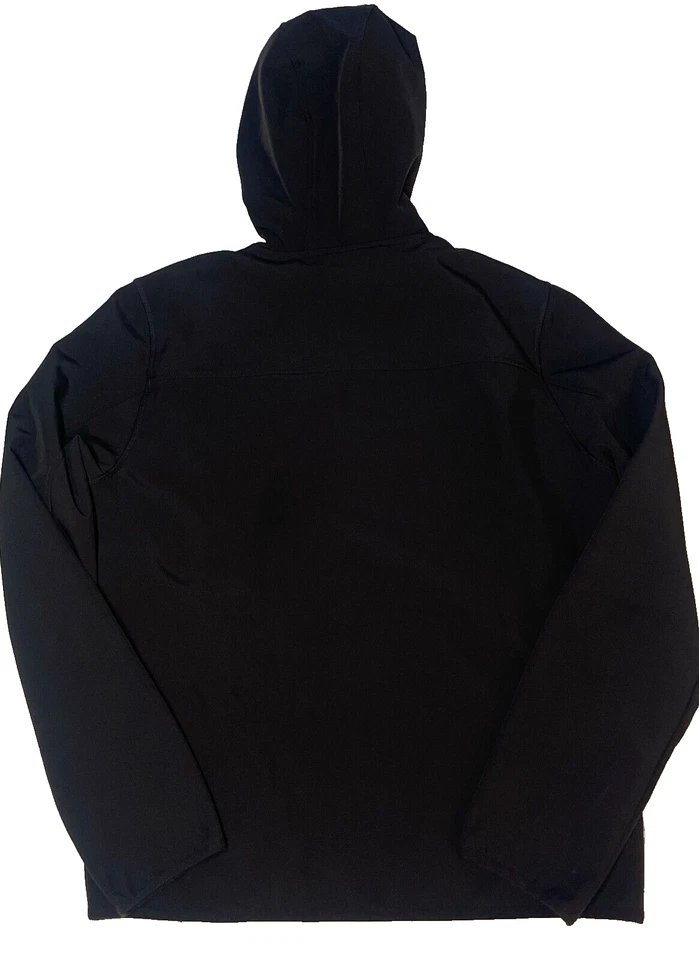 Guess Hombre Pequeño Negro Capucha Cremallera Usado Buen Estado Foto 2 de 4