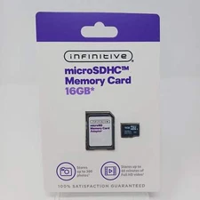 New Infinitive 16GB MicroSDHC Memory Card