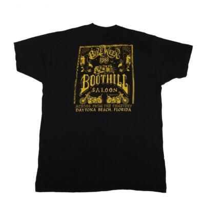 Bike Week 1988 Boothill Saloon Tシャツ　ハーレー Vintage 80s Boot Hill Saloon Daytona Bike Week 1988 Single Stitch