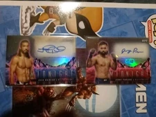Topps 2024 Ufc Jonny Parsons Twilight49/99,Josh Quinlan Midnight Auto