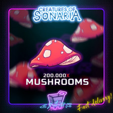 200k Mushrooms Roblox Creatures Of Sonaria COS Fast Delivery