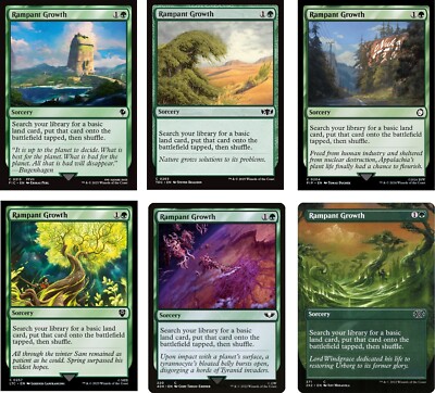 Rampant Growth ** [SELECT] ** Various Sets Commander Staple - CUC NM MTG